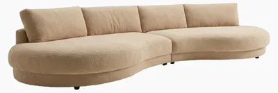 Produktbild von KAWOLA Big Sofa PADANA Stoff creme