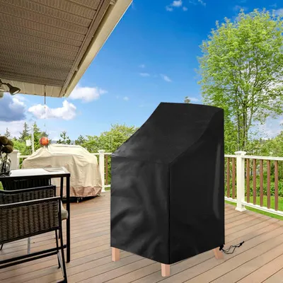 Produktbild von Schutzhülle für Gartenstühle - Wasserdicht, UV-beständig - 2 Stück - Oxford Polyester