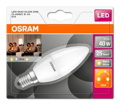 Produktbild von Osram Superstar, 5,5 W, E14, 470 lm, 15000 h, Warmweiß