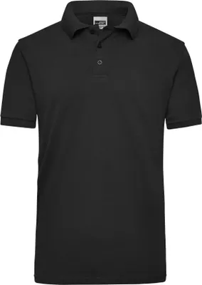 Produktbild von James & Nicholson Workwear Polo Men Gr. 3XL, schwarz