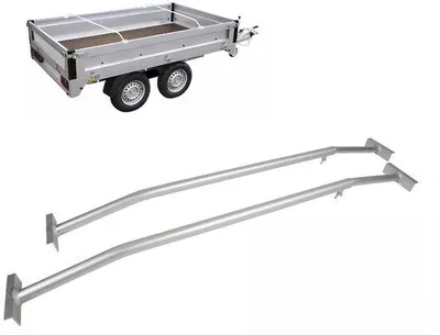 Zdjęcie produktu dla Uchwyt do przyczepek – przeznaczony do przyczepek o długości od 100 do 145 cm – konstrukcja aluminiowa