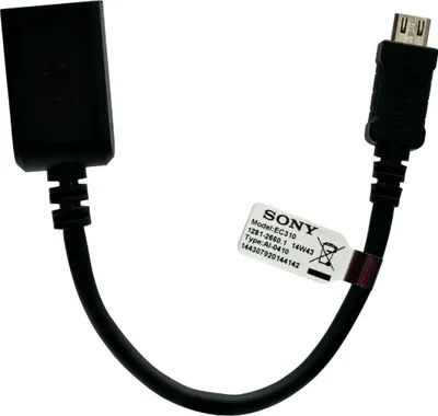 Produktbild von Sony Micro-USB Adapterkabel EC310 Adapter USB Micro USB schwarz