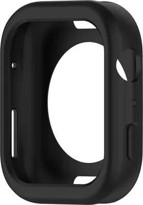 Produktbild von Silikon-Uhrengehäuse für Apple Watch 44 mm (Serie 4/5/6/SE) - Schwarz