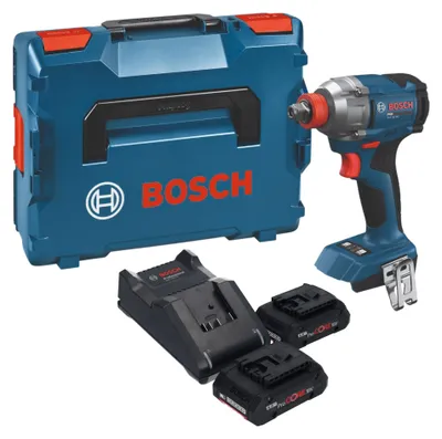 Produktbild von Bosch GDX 18V-285 Professional Akku Drehschlagschrauber 18 V 285 Nm + 2x ProCORE Akku 4,0 Ah + Ladegerät + L-Boxx