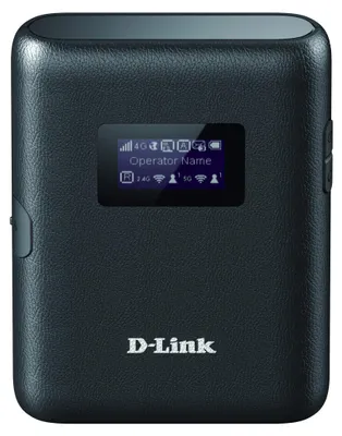 Image de D-Link Portable Router 4G/LTE Cat 6 Wi-Fi 300Mbps Black (DWR-933)
