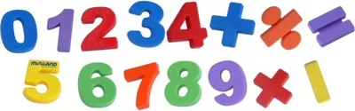 Zdjęcie produktu dla Zestaw 54 liczb magnetycznych Miniland