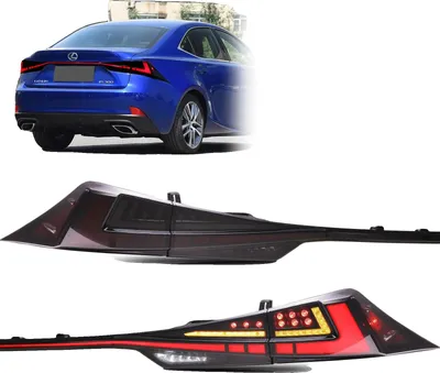 Zdjęcie produktu dla Tylne światła LED, 35W, 12V, do Lexus IS250 IS350 IS200t IS300 ISF 3IS 2014-2020, 3400LM, sygnał dynamiczny