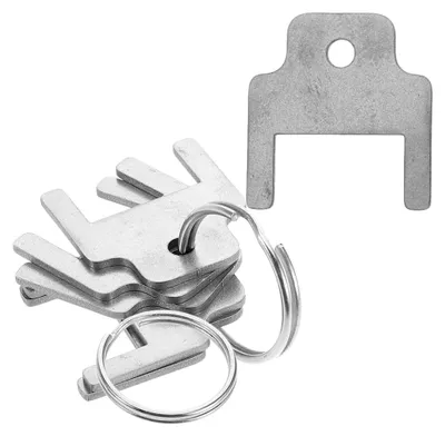 Produktbild von 6 Universalschlüssel für Papierhandtuch- und Seifenspender Robustes Material Kompatibel mit Kimberly Clark Tragbar für Gewerbliche Toiletten