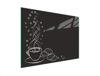 Produktbild von Glasschneidebrett 40x30 Kaffee