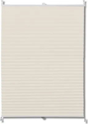 Produktbild von Plissee Faltrollo Rollo Plisseerollo 40x100cm Creme