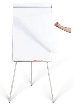 Produktbild von Famanu Magnetisches Whiteboard 24" x 36" - Höhenverstellbares Trockenlöschboard mit Flipchart Pad