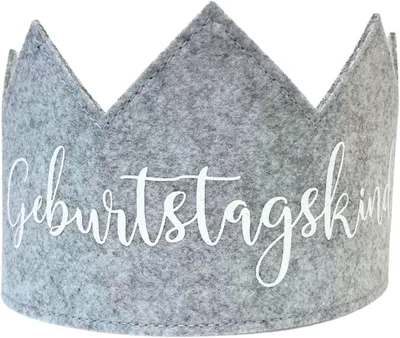 Produktbild von Filztiara für Geburtstage – Kindergeburtstage