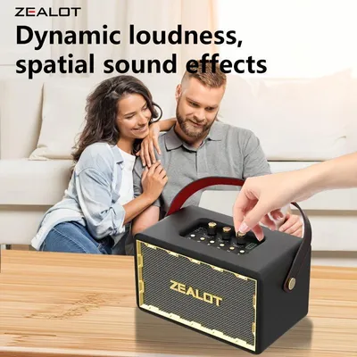 Image de Haut-parleur sans fil - 50W - Batterie 24000 mAh - Autonomie de 36 heures - Bluetooth - Noir