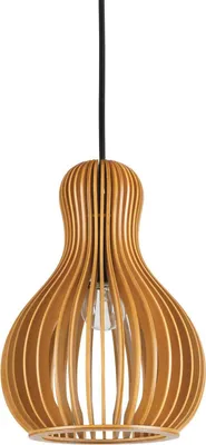Produktbild von Ideal Lux Hängeleuchte Citrus-3 Sp1 aus Holz Hängelampe Holzleuchte