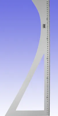 Produktbild von Reverswinkel mit cm/mm-Einteilung