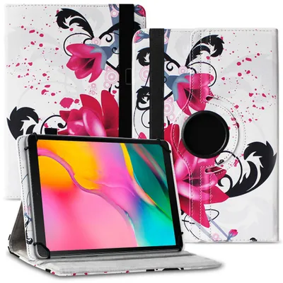Produktbild von Tablet Hülle für Samsung Galaxy Tab A 10.1 2019 Tasche Schutzhülle Cover DrehbarFarben:Motiv 6