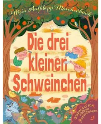 Immagine prodotto di Mein Aufklapp-Märchenbuch Die drei kleinen Schweinchen