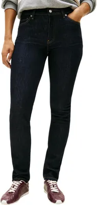 Zdjęcie produktu dla Spodnie jeans damskie Tommy Hilfiger, model Pure Slim, średni stan, kolor niebieski (Pure), rozmiar 33W/32L
