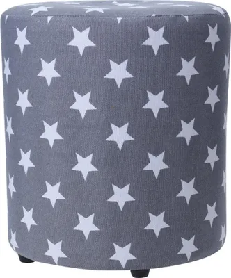 Obrázek produktu pro Pouf STARS, 30 cm, šedá s dárky