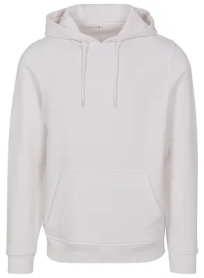 Immagine prodotto di Build Your Brand - Felpa con cappuccio "Merch" per uomo/donna Unisex LT2195 (S) (bianca)