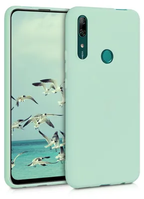 Produktbild von kwmobile Handyhülle für Huawei P Smart Z Hülle - TPU Case - Kabelloses Laden - Schutzhülle Cover in Mintgrün matt