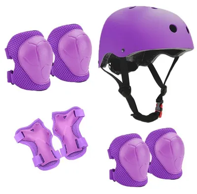 Produktbild von Schutzset für Kinder mit Helm, ideal für aktive Kinder