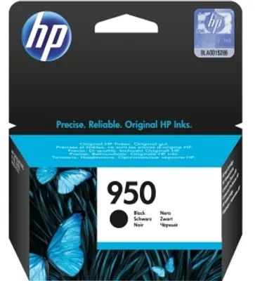 Produktbild von HP 950 Schwarz Original Druckerpatrone, Standardertrag, Schwarz, Tinte auf Pigmentbasis, 1000 ml, 1 Stück(e), 1000 Seiten