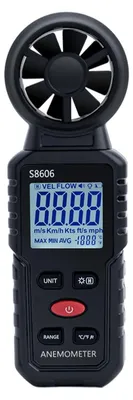 Obrázek produktu pro Anemometr digitální - Měřič rychlosti větru - 0-45 m/s - Přenosný