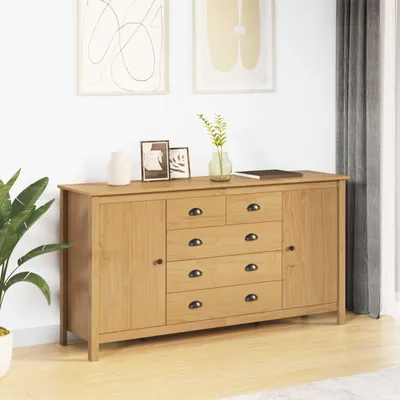 Immagine prodotto di Maison Exclusive - Credenza HILL color miele 154 x 40 x 80 cm in legno massello di pino