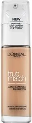 A bottle of L'Oréal Paris True Match Super-Blendable Foundation.