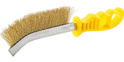 Obrázek produktu pro Čisticí kartáč Handstiel, univerzální, mosazný, vlnitý, 260 mm