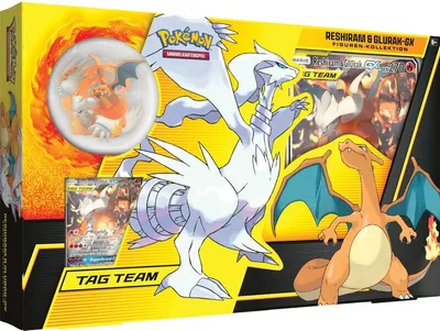 Zdjęcie produktu dla Pokemon Reshiram & Charizard GX Collection German
