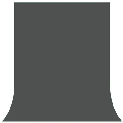 Produktbild von Wowstar Fotohintergrund Grau, 100 % Polyester, faltbarer Hintergrundstoff mit 4 Hintergrundclips für Foto- und Videostudios