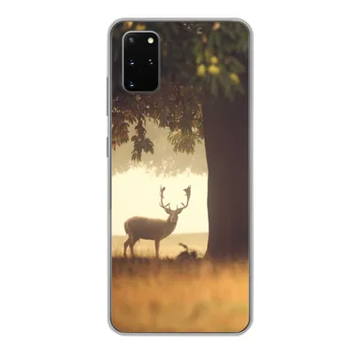 Produktbild von MuchoWow® Handyhülle Schutzhülle Hülle für Samsung Galaxy S20 Plus Hirsche - Bäume - Wald Silikon Softcase Handy Hülle - Hartschale