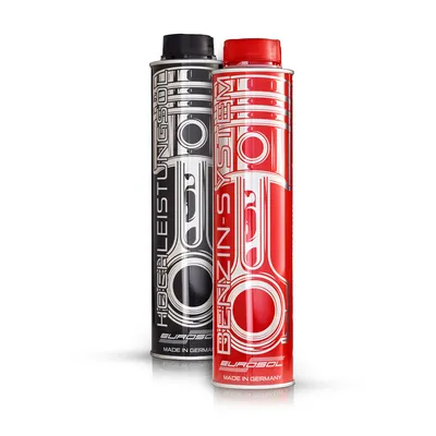 Produktbild von Benzin Performance Set EUROSOL 2x 400ml | Benzin Additiv + Motoröl Additiv | Motorreiniger Benzin + Verschleißschutz | Vergaserreiniger | Hydrostößel-Schutz |  Germany