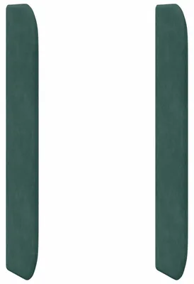 Obrázek produktu pro vidaXL Čelo postele s ušima, zelené, 80 x 16 x 4 cm, samet