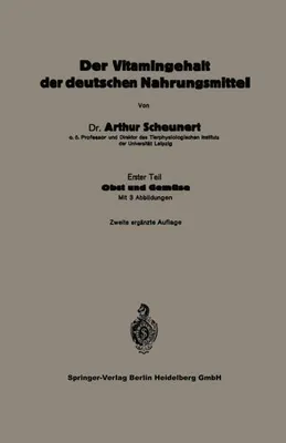 Obrázok produktu pre Der Vitamingehalt der deutschen Nahrungsmittel
