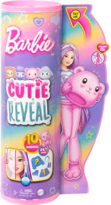 Obrázek produktu pro Panenka Mattel Barbie Cutie Cozy Cute Reveal Series - Medvídek Pú