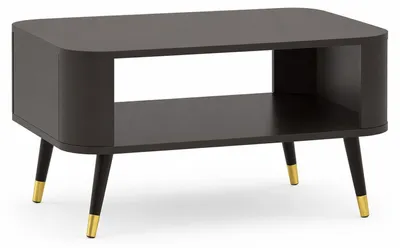 Image de Table basse, noire, 80 x 60 x 42 cm
