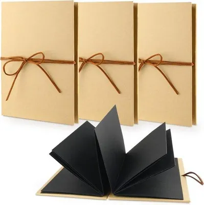 Image de Album photo imprimé de style scrapbooking, 15 x 21 cm, pliable