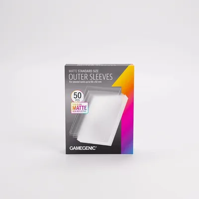 Zdjęcie produktu dla Gamegenic - Ochronne pokrowce matowe, standardowy rozmiar 69x94 (50 sztuk)