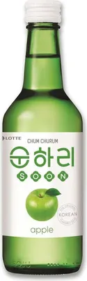 Produktbild von Chum Churum Soju Apple 350ml | Soju mit Apfel-Geschmack Alk. 12% vol.