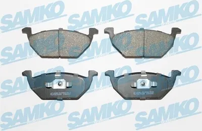 Produktbild von SAMKO Bremsbeläge Satz Vorne Bremsklötze für AUDI A3 Schrägheck (8L1) 5SP668