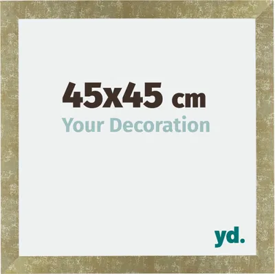 Produktbild von Bilderrahmen, 45x45 cm, Gold Antik, MDF, Mura