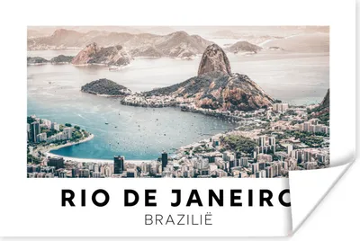 Produktbild von MuchoWow® Poster Brasilien - Sonne - Natur 90x60 cm - Schlafzimmer