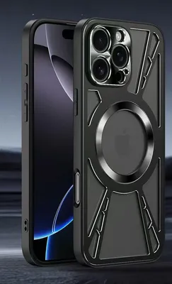 Produktbild von Handytaschen, Hülle für iPhone 17, mit MagSafe, Matt Transluzente Schutzhülle, Sturzfest, Stoßfeste, Anti-Fingerabdruck, Schwarz