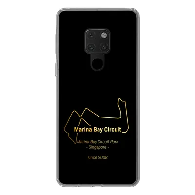 Produktbild von MuchoWow® Handyhülle Schutzhülle Hülle für Huawei P40 Lite Singapur - Formel 1 - Rennstrecke Silikon Softcase Handy Hülle - Handy