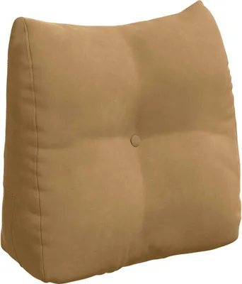 Immagine prodotto di vidaXL Cuscino per la schiena Marrone 45 x 24 x 50 cm Velluto