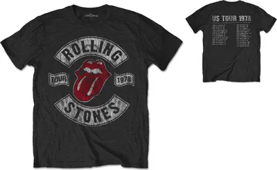 Produktbild von The Rolling Stones US Tour 1978 Black 2XL T-Shirt