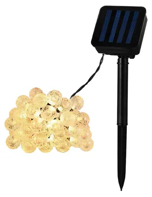 Produktbild von LED-Girlande Solar Aussen 30 Kugeln 5m RGB